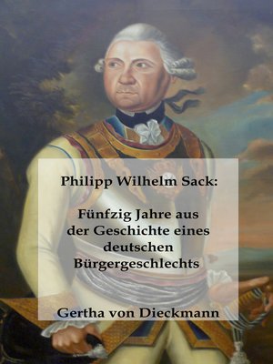 cover image of Philipp Wilhelm Sack